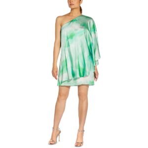 Aidan by Aidan Mattox Womens One Shoulder Mini Mini Dress